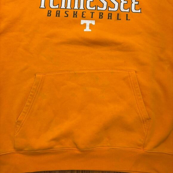 Orange Adidas Tennessee Vols Basketball Hoodie Size L - Picture 4 of 7